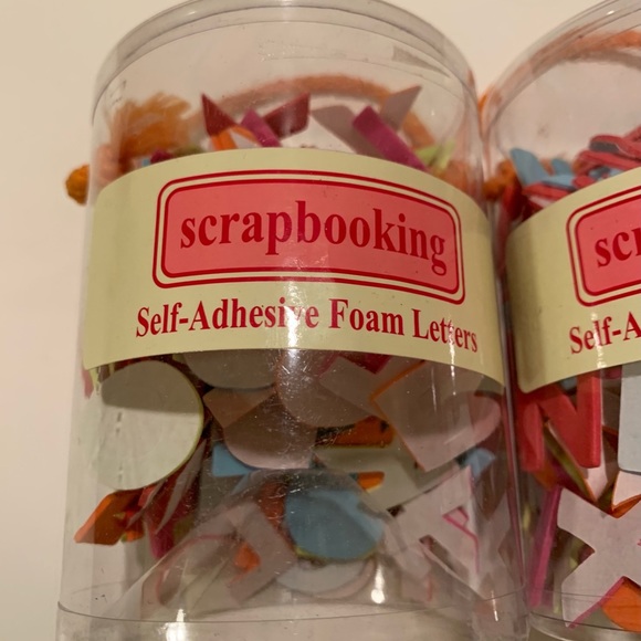 CRAFTING SELF ADHESIVE FOAM LETTERS. - Picture 3 of 9